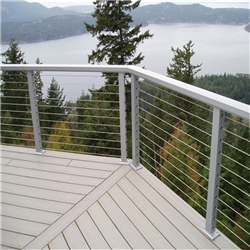 Made in China stainless steel cable railing/ wire rope balustrade for outdoor-A