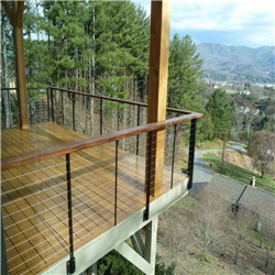 Front step railing stainless cable stair railing systems-A