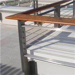 Outdoor decking use stainless steel cable wire railing / balustrade system-A