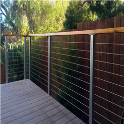 High quality stainless steel window grill design balcony railing with wire/cable/rod railing-A