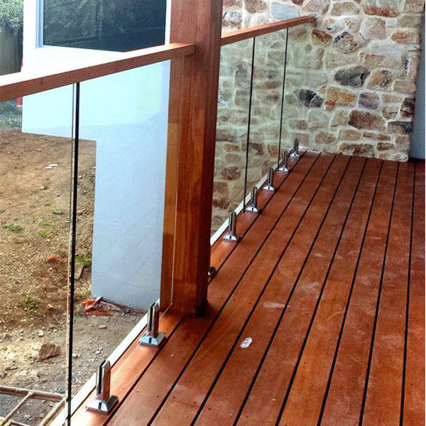 S-Spigot glass railing style with free designs