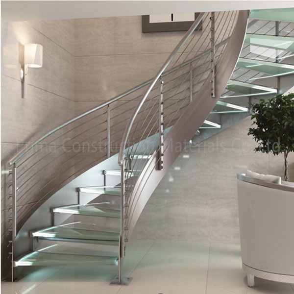 J-curved indoor case treads marble stairs step tiles 