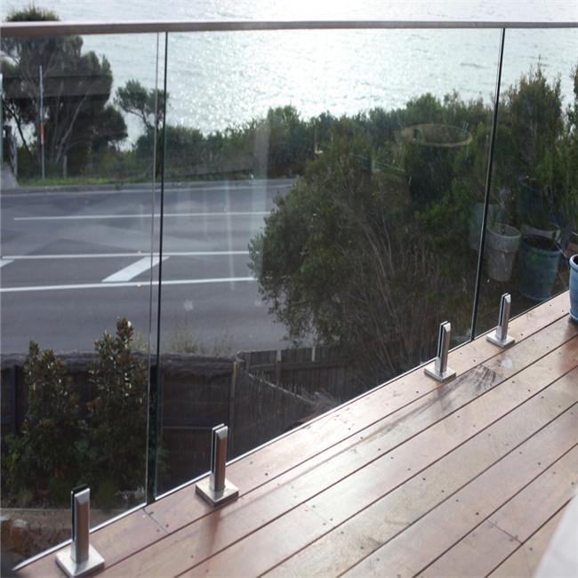 S-Factory Outlets Popular style glass fence spigot balcony frameless pool glass balustrade