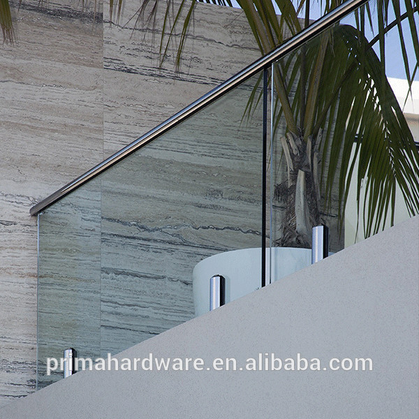 S-Framelss spigots glass balustrades for decking