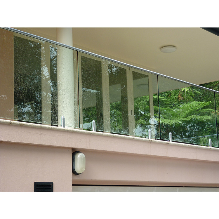 S-Balcony Square Spigot Glass Railing