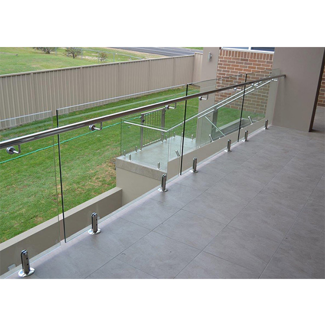S-Frameless Glass Railing Spigot Italian Balcony Railing Designs