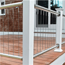 Exterior Stainless Steel post hardware Cable Railing systems made in China-A