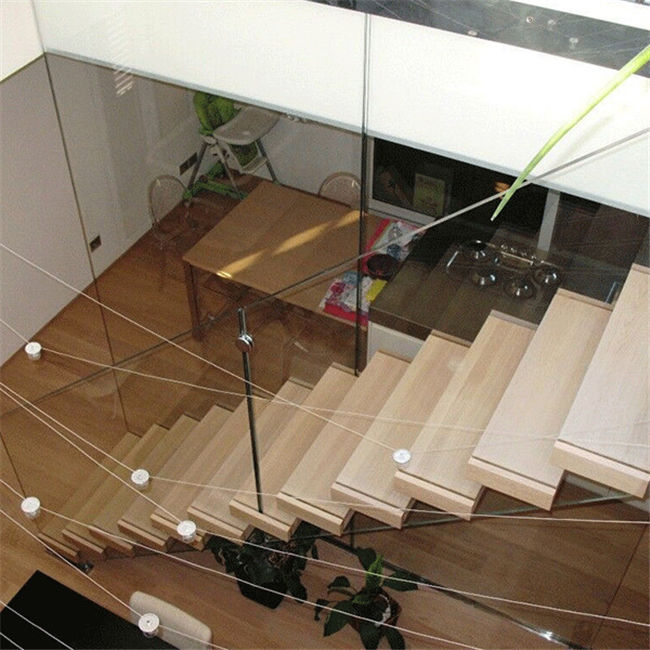 J-aluminum tempered balcony glass railing 