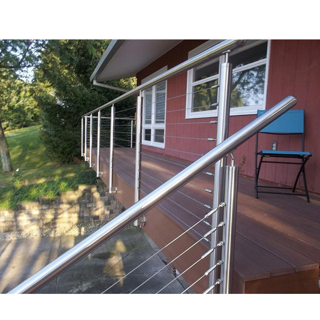 S-Stainless Steel Balustrade Design For Stairs Design Stainless Steel Stair Cable Railing