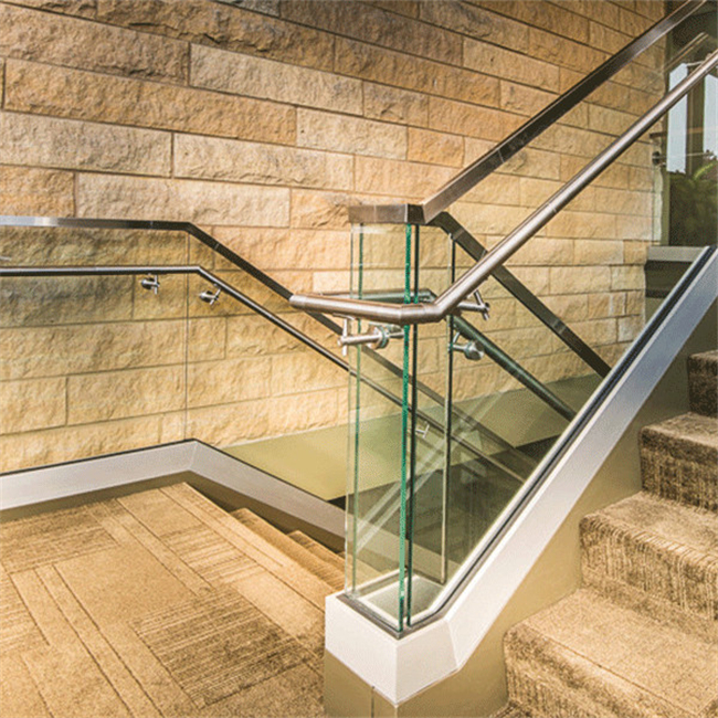 J-glass railing led mounting channel design