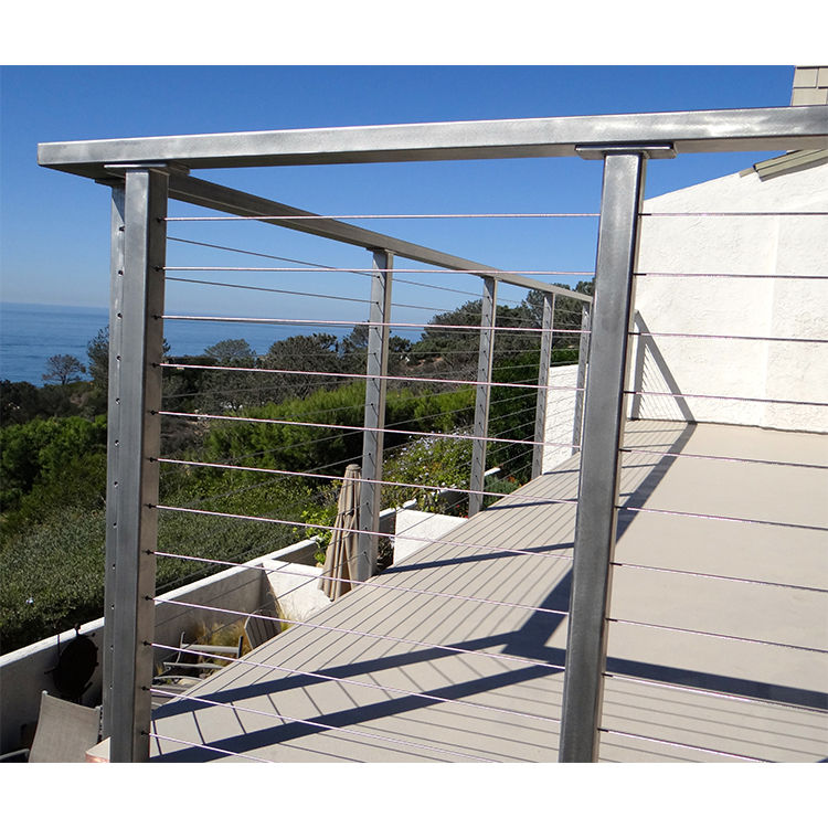 S-Seaside Top Quality 316 Stainless Steel Side Mounted Cable Railing