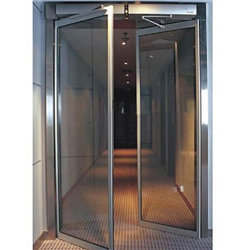 Aluminum Thermal Break Toughened Glass Swing door-A