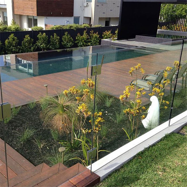 J-frameless design aluminum tempered balcony glass railing 