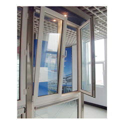 Aluminum frame casement swing window double glaze glass window-A