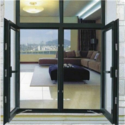 Aluminum Thermal Break Toughened Glass Swing Window-A