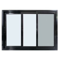 China customized double glazed aluminium balcony sliding window-A