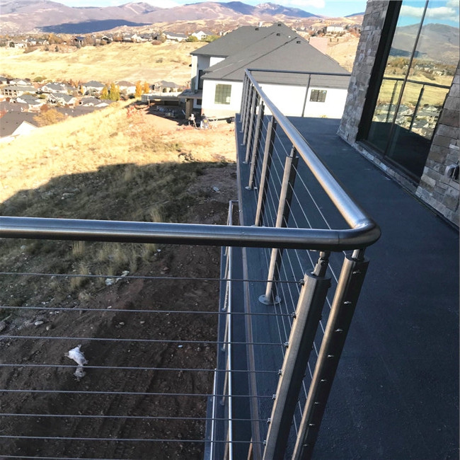 S-Building stainless steel balcony wire / cable railing